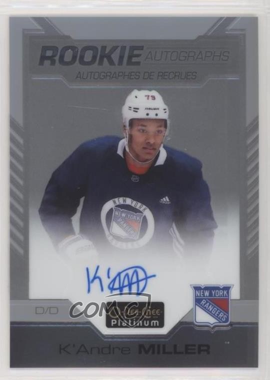 2020-21 O-Pee-Chee Platinum Rookie Auto K'Andre Miller #R-KM Auto RC 07bw