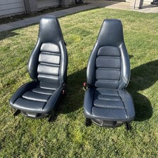 1985-1995 Porsche Sport Electric Seats 911 928 944 930 968 Blue Leather 1985-1995 Porsche Sport Electric Seats 911 928 944 930 968 Blue Leather