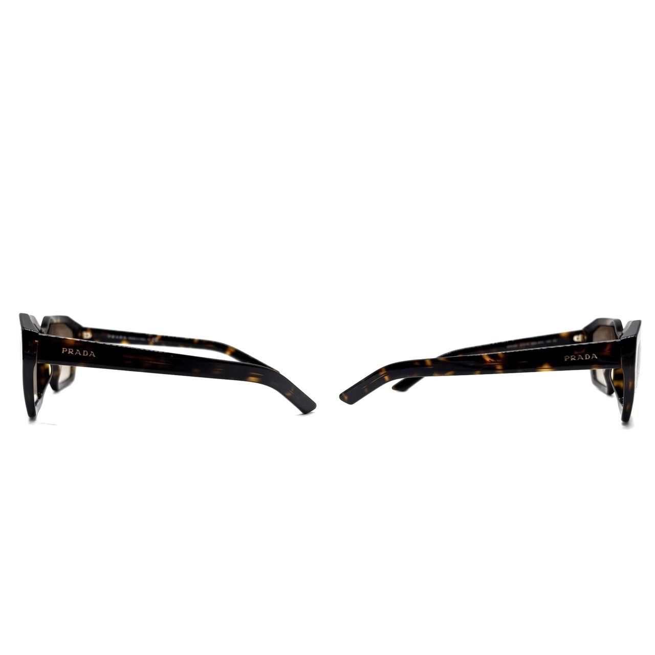 PRADA Symbole Rectangular Sunglasses Tortoise Geo… - image 4
