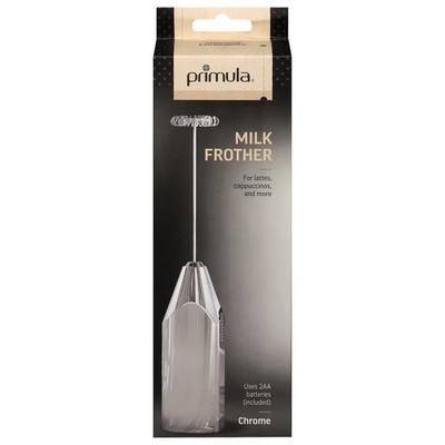 Primula Handheld Milk Frother Electric Hand Foam Lattes, Cappuccinos and Matcha