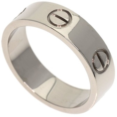 CARTIER Love Ring #53 Ring K18 Weißgold Damen [gebraucht]