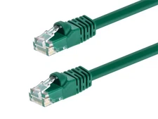 Cat6 Ethernet Patch Cable Network Internet Cord RJ45 Stranded UTP 24AWG 1' Green