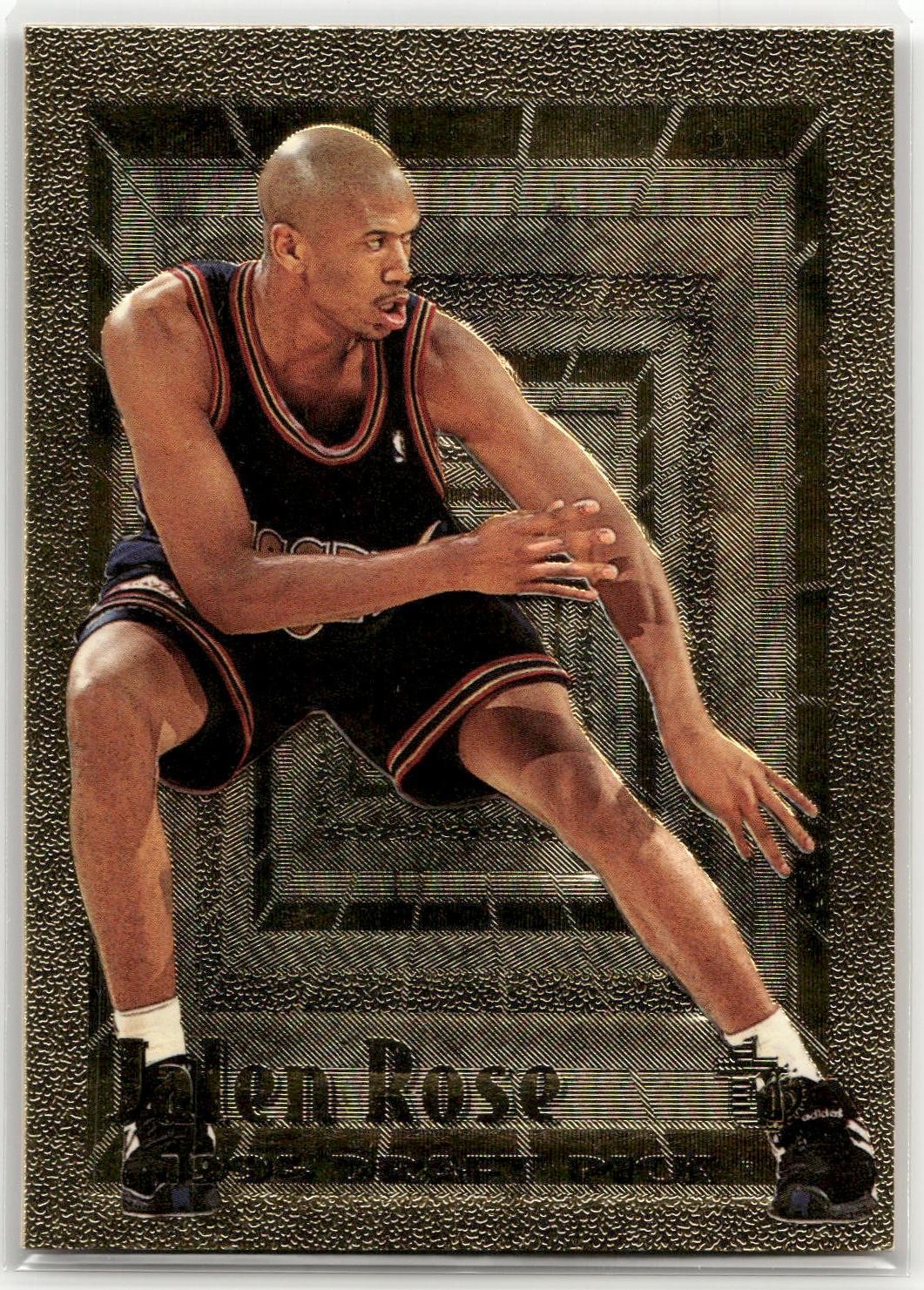 Jalen Rose 1994-95 Topps Embossed Golden Idols #113 RC Denver Nuggets