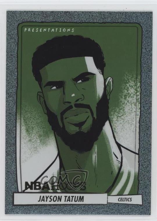 2023-24 Panini NBA Hoops Presentations Jayson Tatum #4 11y2
