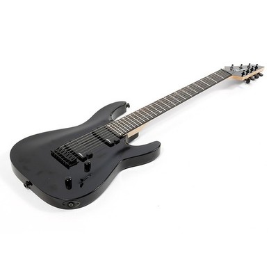 Jackson Dinky Arch Top JS22-7 DKA HT Electric Guitar Black 197881461065 OB