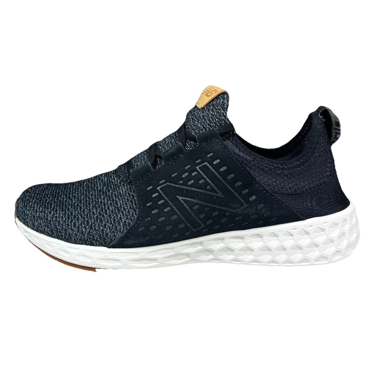 New Balance Men's Fresh Foam Cruz Black/Green Running Shoes Sneakers Size 