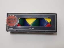 Juggling Ball SET - Multi Color - 3 Bean Bags blue red yellow green