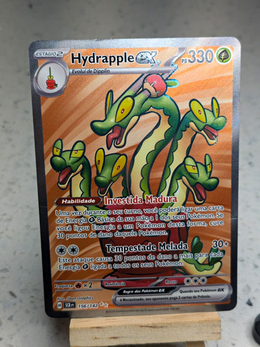Pokemon Hydrapple ex 156/142 Full Art Ultra Rare Sv07 Stellar Crown Holo PT