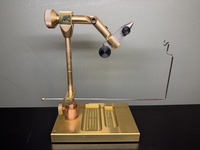 Abel Fly Tying Vise ''First Run 1998'' Signed by Steve Abel- Rare Early Production