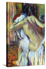 Stretched Canvas Print After Bathing by Edgar Degas, 24" x 36"
