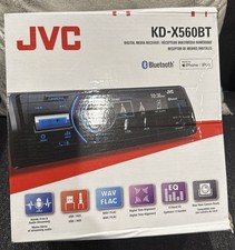 JVC KD-X560BT, 1-DIN Digital Media Receiver w/ Bluetooth, Marine/Motorsports