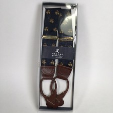 Brooks Brothers Suspenders Braces Button Golden Fleece Sheep Design