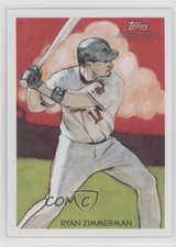 2010 Topps National Chicle Ryan Zimmerman by Jeff Zachowski #74 0j5