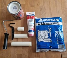 Wilkens Buntlack 750 ml - Glänzend  2in1 - Reinweiß RAL 9010 und Malerzubehör