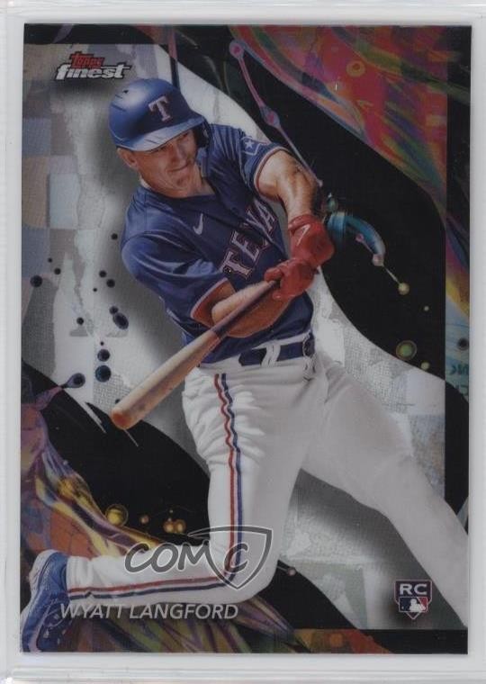 2024 Topps Finest Uncommon Refractor Wyatt Langford #141 4k8