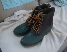 LL Bean Mens 8 tall Green Bean Boots Size 13 ...