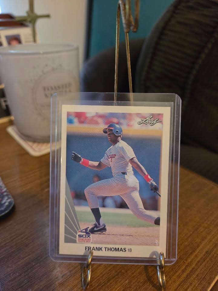 1990 Leaf Frank Thomas RC! Chicago White Sox! Card #300
