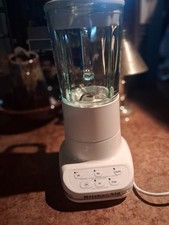 KitchenAid Classic White Blender 40 Oz Capacity Model KSB3WH4 TESTED