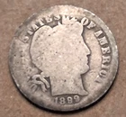 1899 O   BARBER DIME