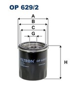 ÖLfilter Filtron Op 629/2 Anschraubfilter FüR Ford Max Focus Mondeo Ecosport Van