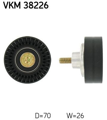 SKF Umlenk-/FüHrungsrolle, Keilrippenriemen VKM 38226 FüR BMW-image