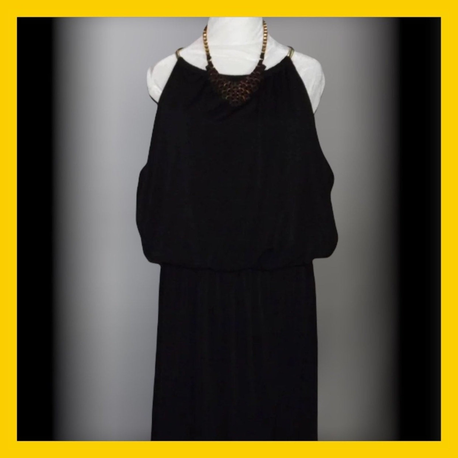 Intriguing Threads Black 2X Plus Size Cocktail Cl… - image 1