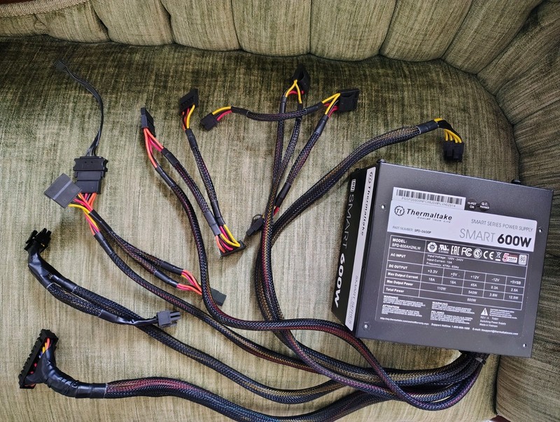 Thermaltake Smart 80 Plus Power Supply 600W