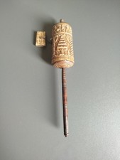 Ancien Moulin à Prières a mains Art Tibetain