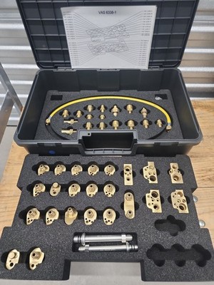 Original VW Audi VAG VAS 6338/1 Refrigerant Circuits Adapter Set 1