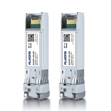 2 PCS 10G SFP+ to LC Multimode Module, 10GBase-SR SFP+ Transceiver, 850nm up ...