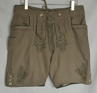 MENS SHORTS PANTS VINTAGE WILD&WALD TRACHTENOKTOBERFEST DIRNDL TYROL US 44 EU 54