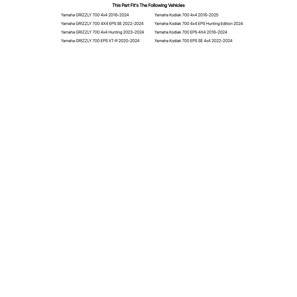 Tusk Winch with Wire Rope and Mount Plate 2500 lb. For Yamaha Kodiak 700 EPS SE - Image 4 of 4