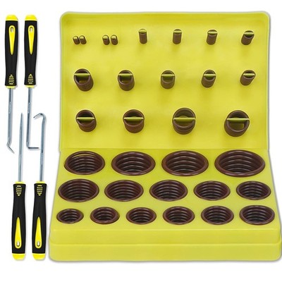 ZDBB 386-teiliges metrisches FKM Viton O-Ring-Set 30 Größen Fluorcarbon Oring Sortiment 