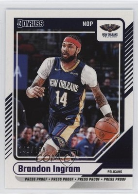 2024-25 Panini Donruss Press Proof Purple 148/199 Brandon Ingram #98 00gy