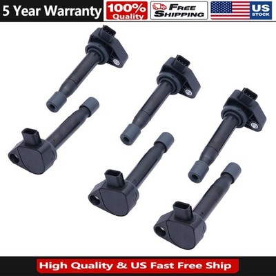 6X Ignition Coils UF242 for 2000-2007 Honda Accord Odyssey LX EX 2000-2008 Acura