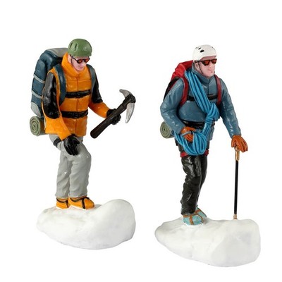 Lemax-32213-699, Mountaineers, Set/2, Weihnachtsdorf, Weihnachtsfiguren