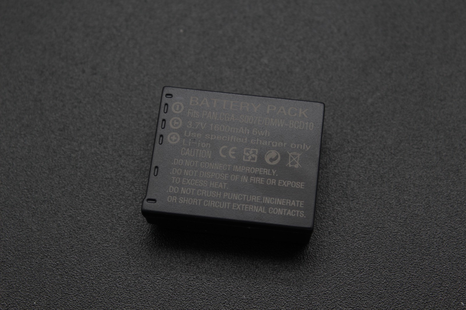 Battery For PANASONIC DMW-BCD10, Lumix DMC-TZ3GK, Lumix DMC-TZ3K, Lumix DMC-TZ3S