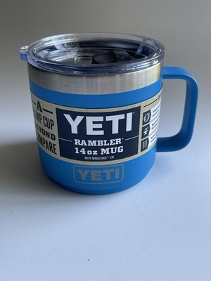 YETI 14oz Rambler Stackable Mug w/ Mag Lid - Big Wave Blue - Color Discontinued
