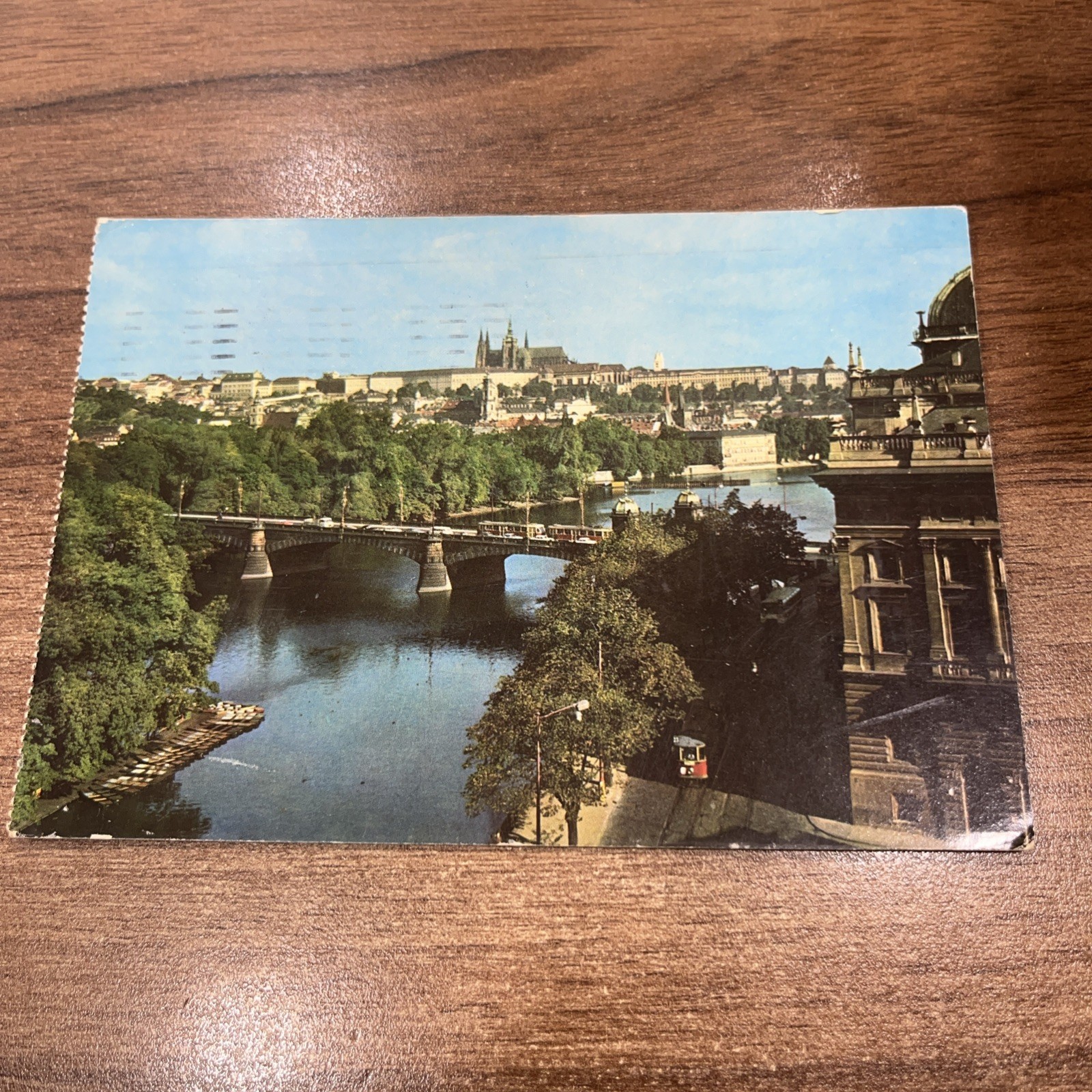 CARTOLINA COLORI VINTAGE COLLEZIONE PRAHA PRAGA - IL CASTELLO DI PRAGA