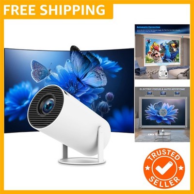 Mini Portable Projector 4K WiFi 6 BT 5.2 Upgraded Portable Projector Full HD ...