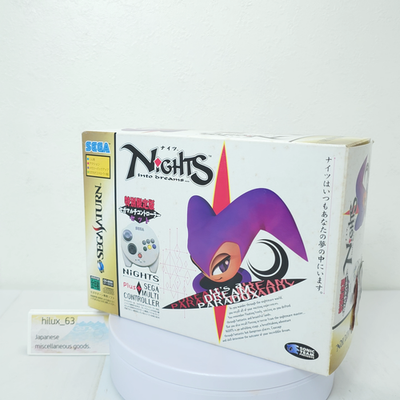 Sega Saturn Nights into Dreams + Sega Multi Controller set Sonic