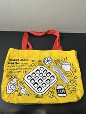 Trader Joes Breakfast Waffle Reusable Tote Bag