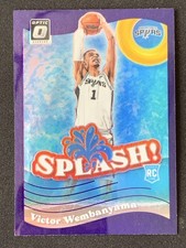 Victor Wembanyama 2023-24 Panini Donruss Optic Splash! Purple Prizm RC #6 -3n