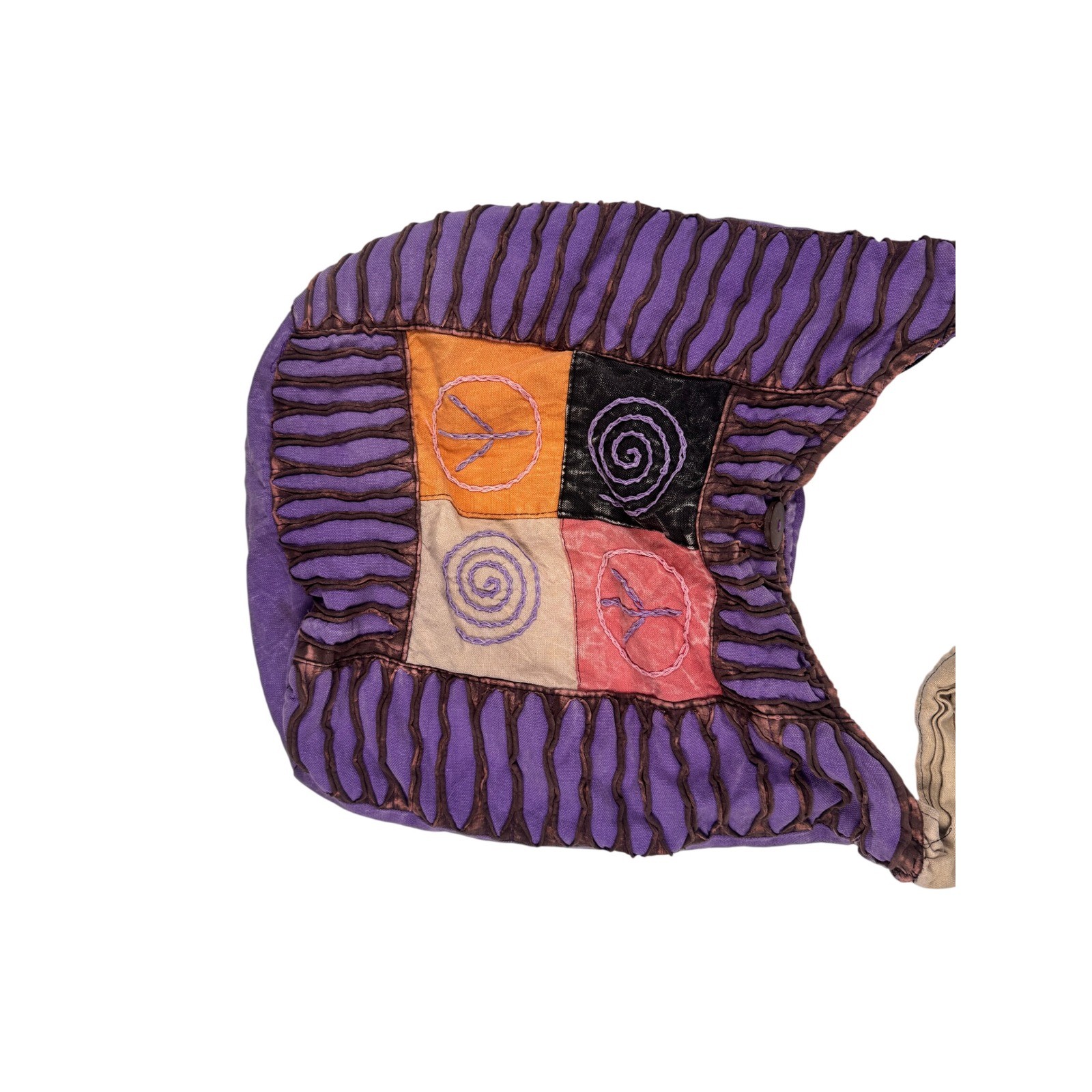 Patchwork Hobo Bag – Boho Hippie Style - image 2