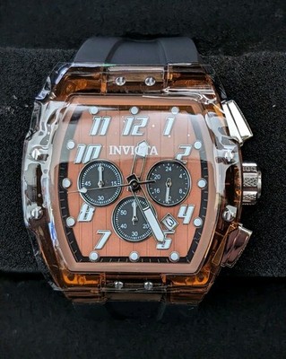Invicta S1 Rally Kinesia Anatomic Men's Watch - 47mm Black/Brown