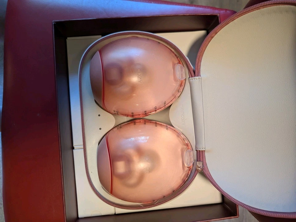 Bomba manos libres Momcozy rosa Foto 2 de 2