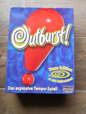 Outburst (Parker). Spieleklassiker. Edition mit neuen Spielvarianten. Wie neui