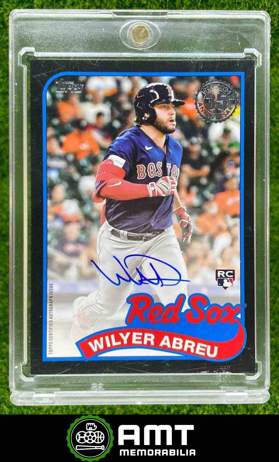 Wilyer Abreu RC 2024 Topps Update 92/199 1989 Baseball Auto Black #89BA-WC
