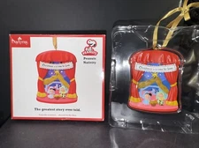 PEANUTS PAGEANT NATIVITY Christmas Ornament~Charlie Brown & Peppermint Patty