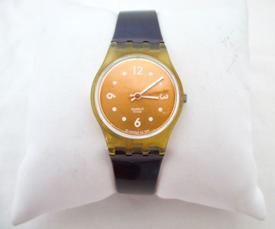 Montre femme swatch fleur noir sudb114 | Felicita